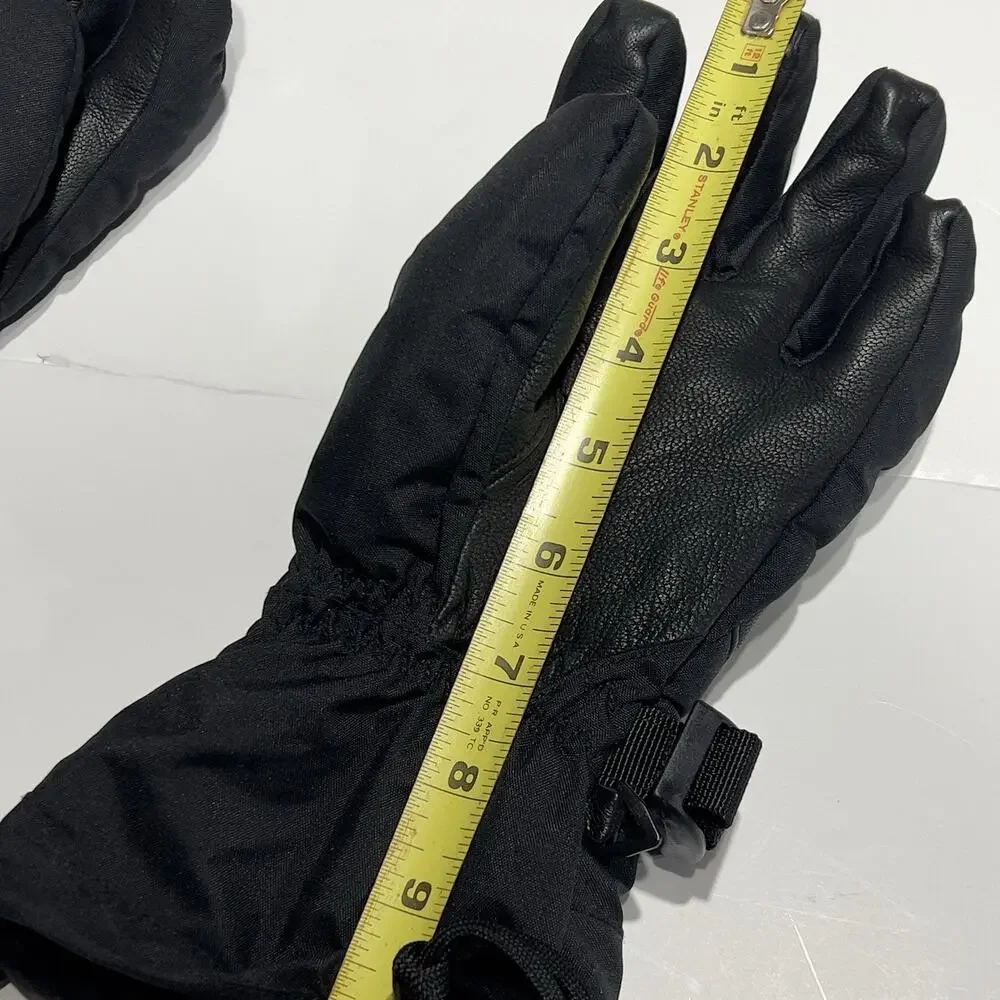 Dakine Tahoe Women's Gloves Size S Black Leather Ski Snowboard Warm Winter 6.5